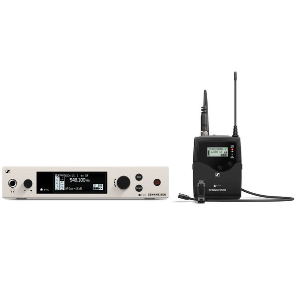 WIRELESS LAPEL SYSTEM INCLUDES (1) SK 500 G4 BODYPACK, (1) MKE 2 GOLD LAVALIER MICROPHONE